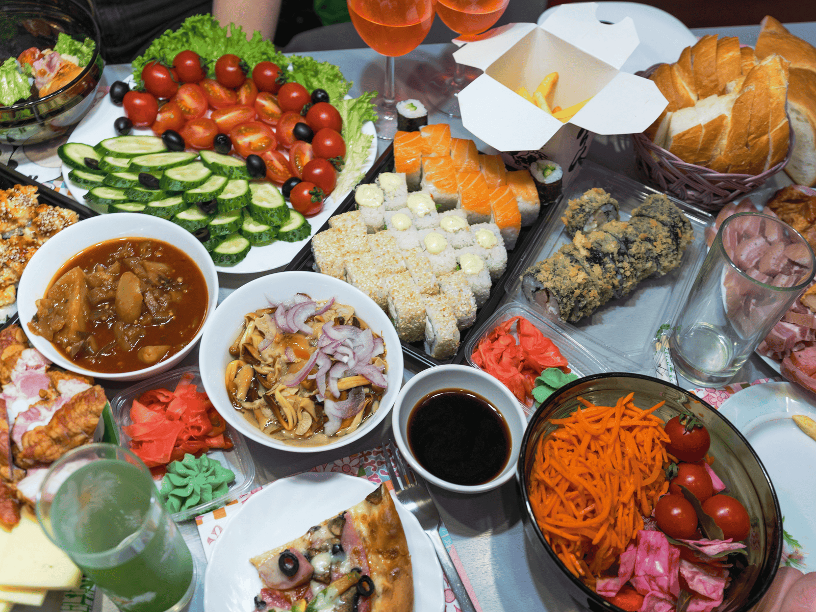 Custom catering spread for special events