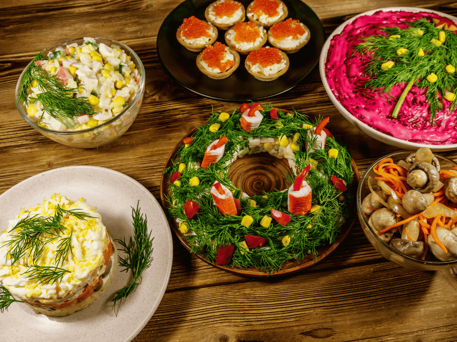 Celebration spread for special occasions